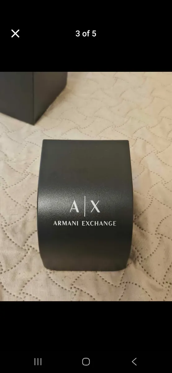 Armani Exchange Men's Watch - Black & Neon Yellow - Image 2