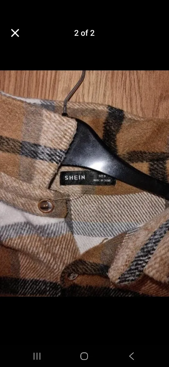 Shein Checked Shacket/Overshirt - Size M - Image 2