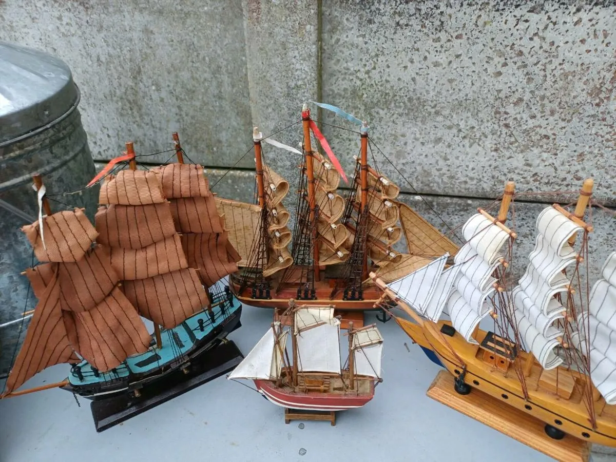 Vintage Model Ships - Image 3