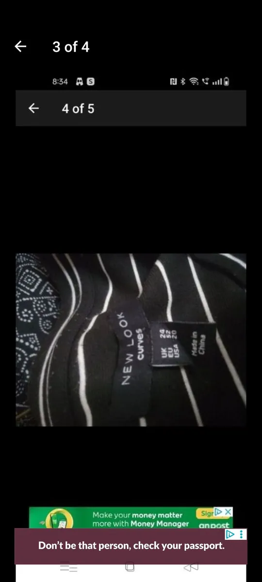 New look CURVES dress, good quality material, plus - Image 3