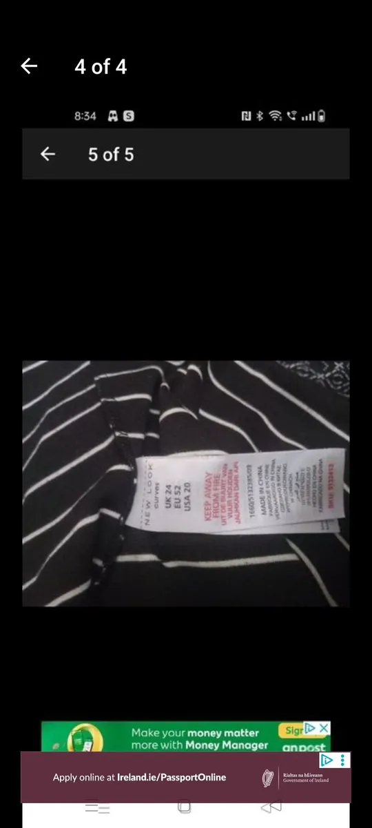 New look CURVES dress, good quality material, plus - Image 4