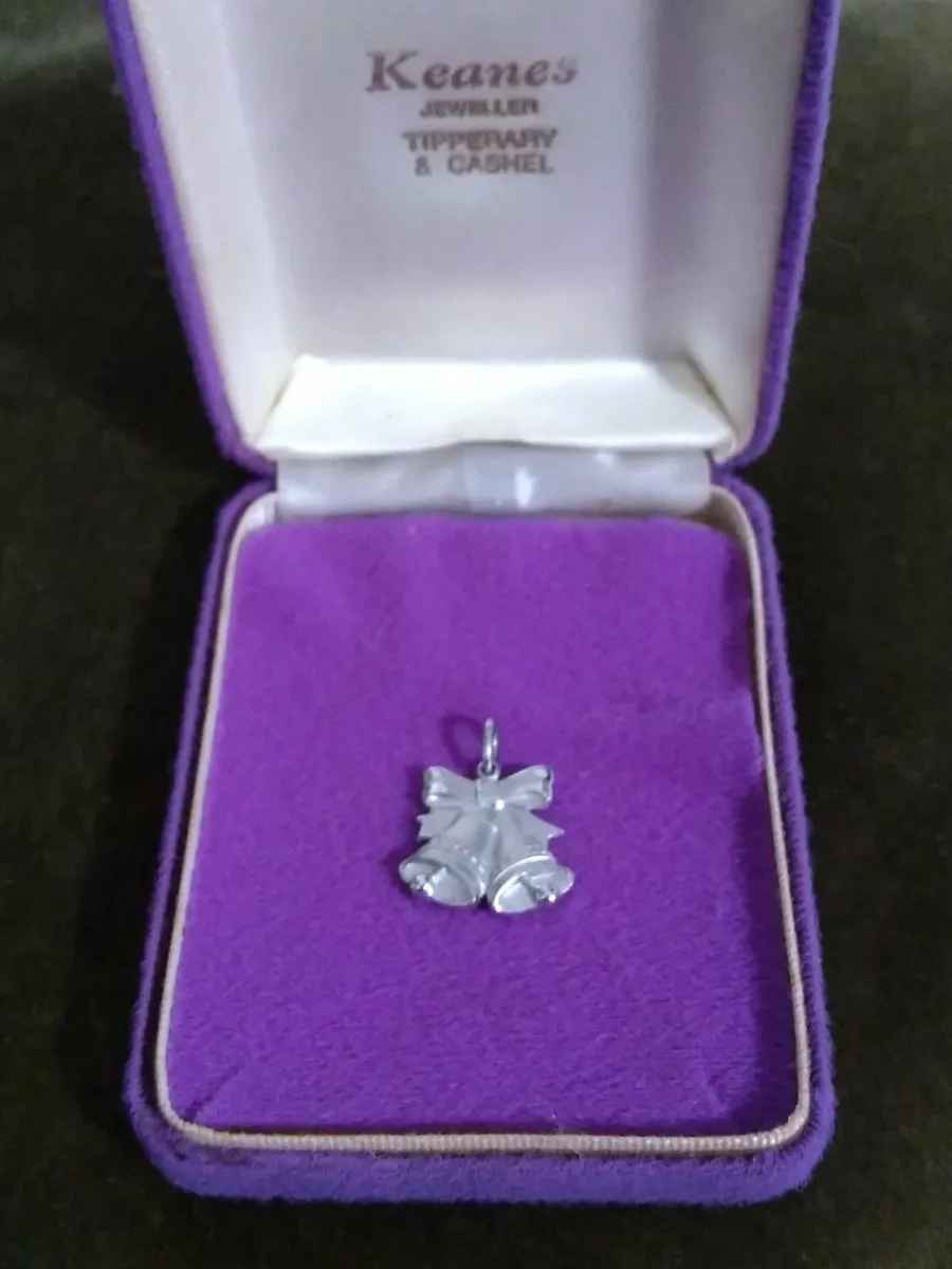 Antique Sterling Silver Anson Wedding Bells - Image 4