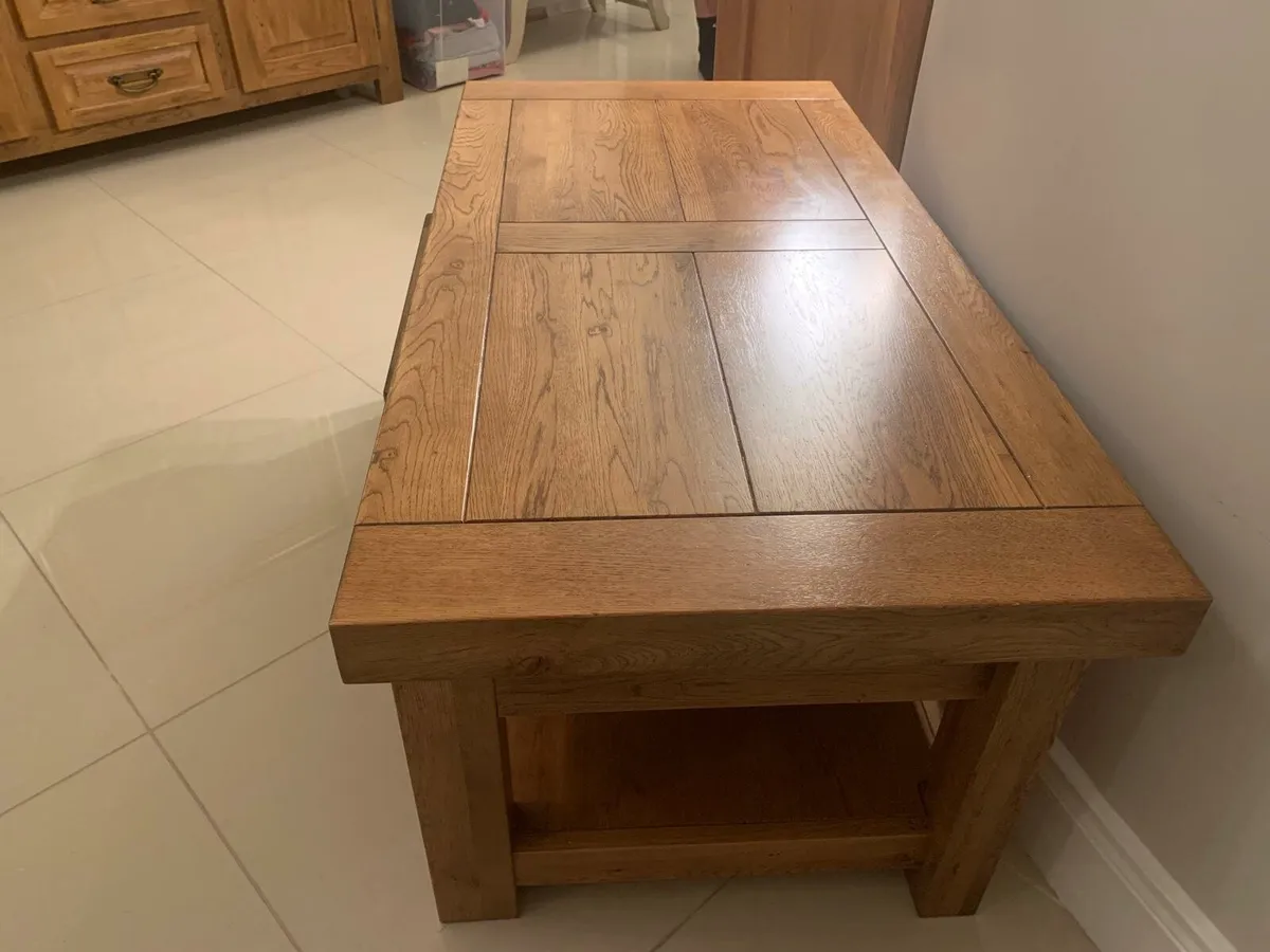 Solid Oak Coffee table - Image 2