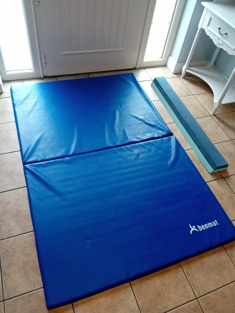 Scooter balance beam and gym mat - Image 1