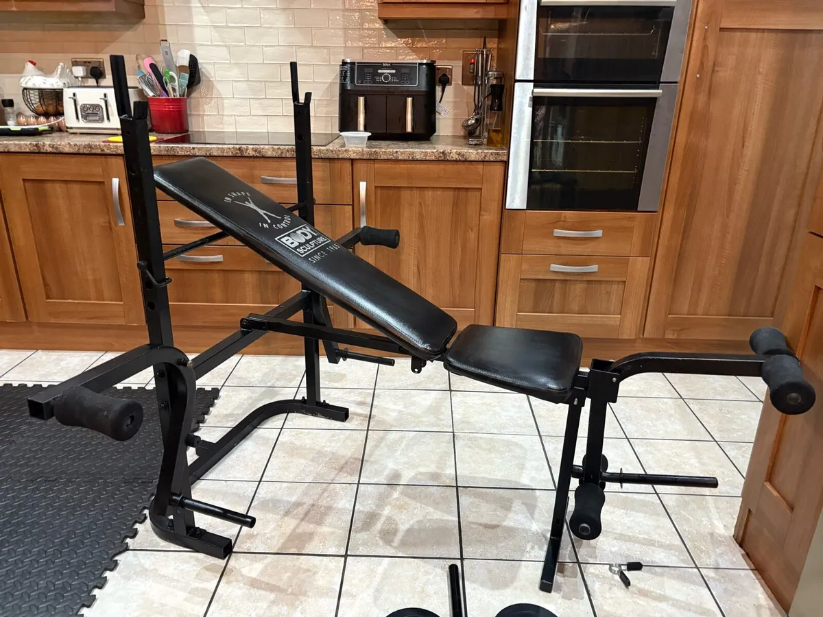 MULTI WEIGHT BENCH+ LEG + MATS + BARS + WEIGHTS ++ - Image 3