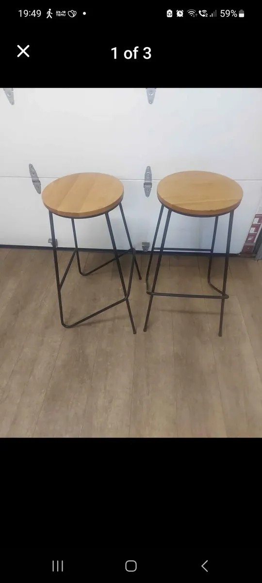 Stools x 2 - Image 1