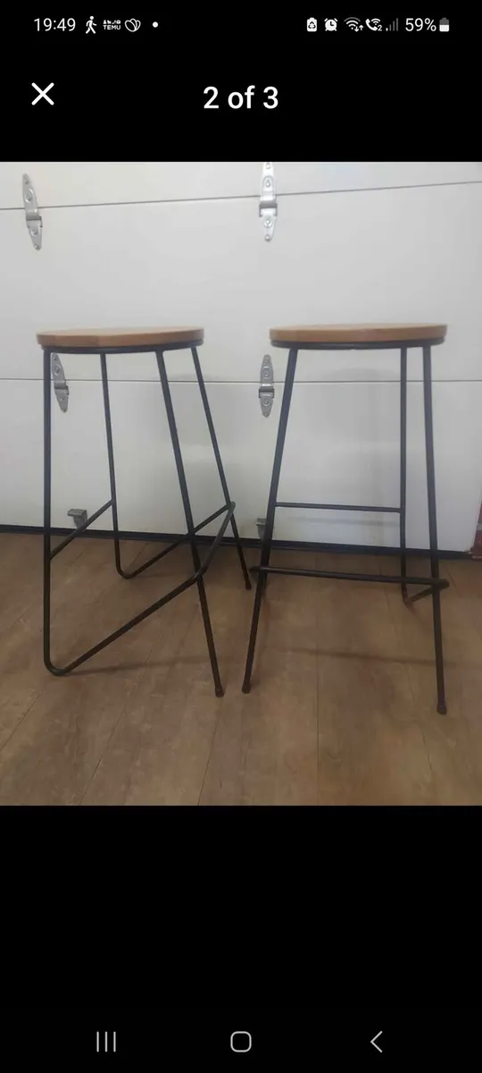 Stools x 2 - Image 2