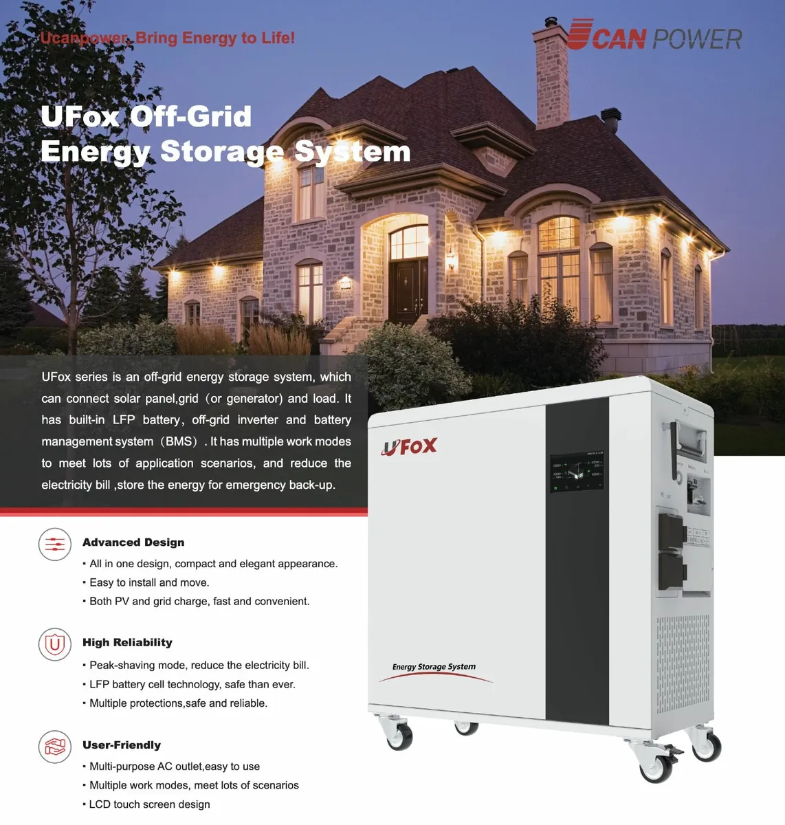 3.5kw hybrid Solar generator with 5kwh battery - Image 2