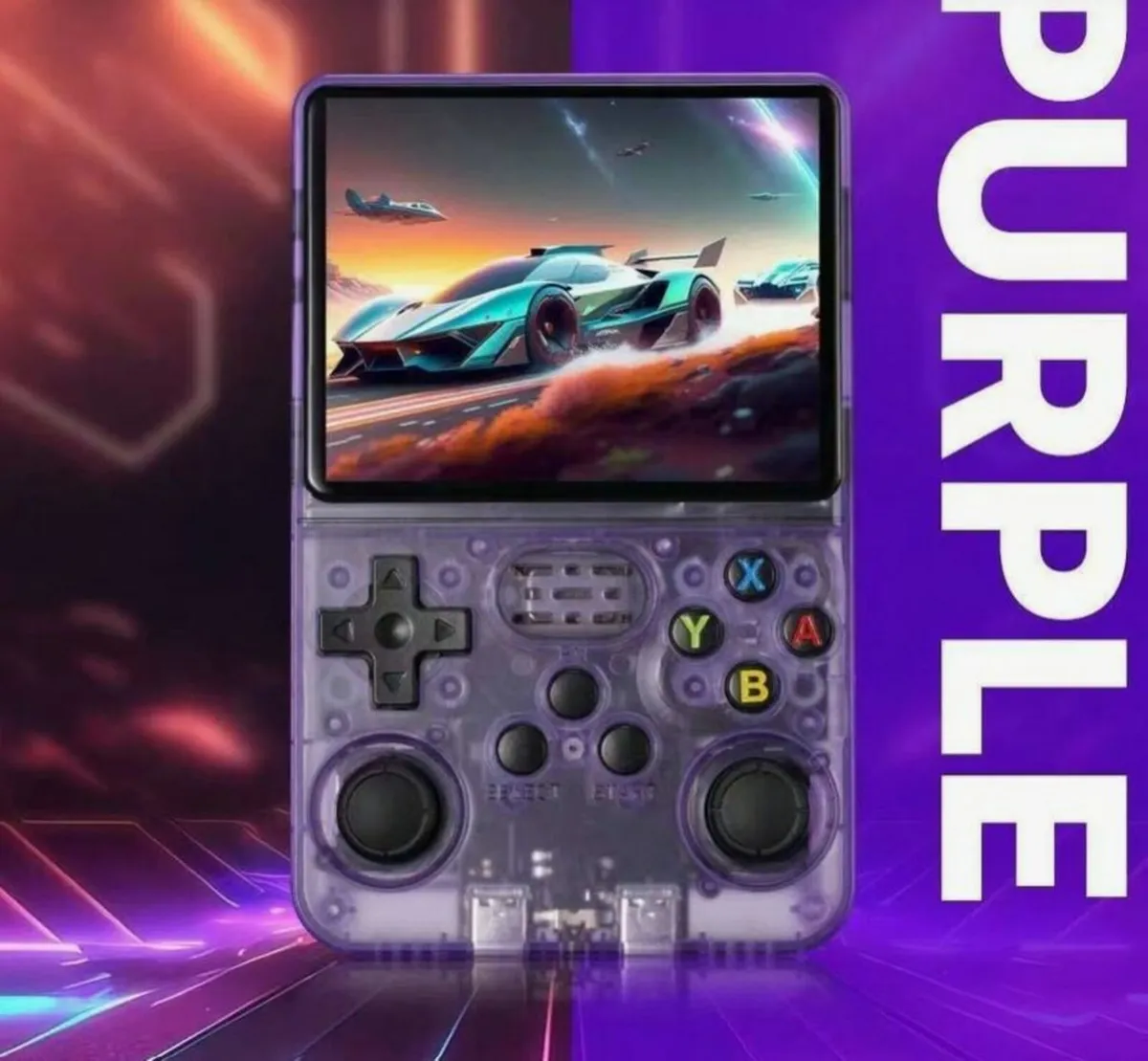 2025 Upgraded R36S Game Console Purple Edition - Image 1