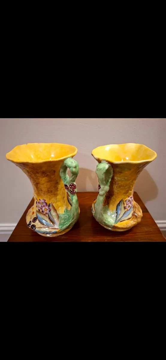 Unique Pair of Jugs/Vases from James Kent - Image 2