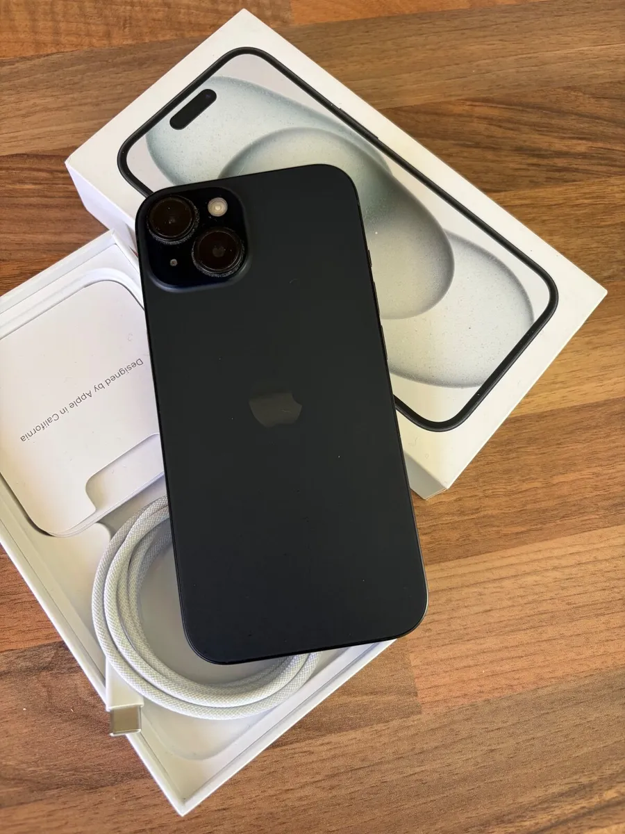 iPhone 15 128gb Black - As New Condition - Image 3