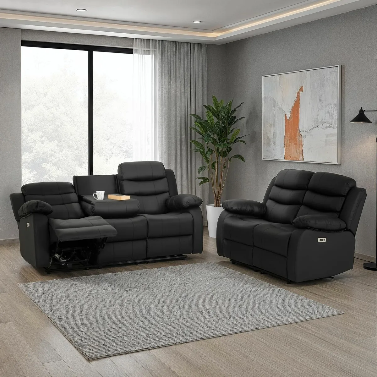 Recliner Sofa Sale electric USB Ports Delivery - Image 1