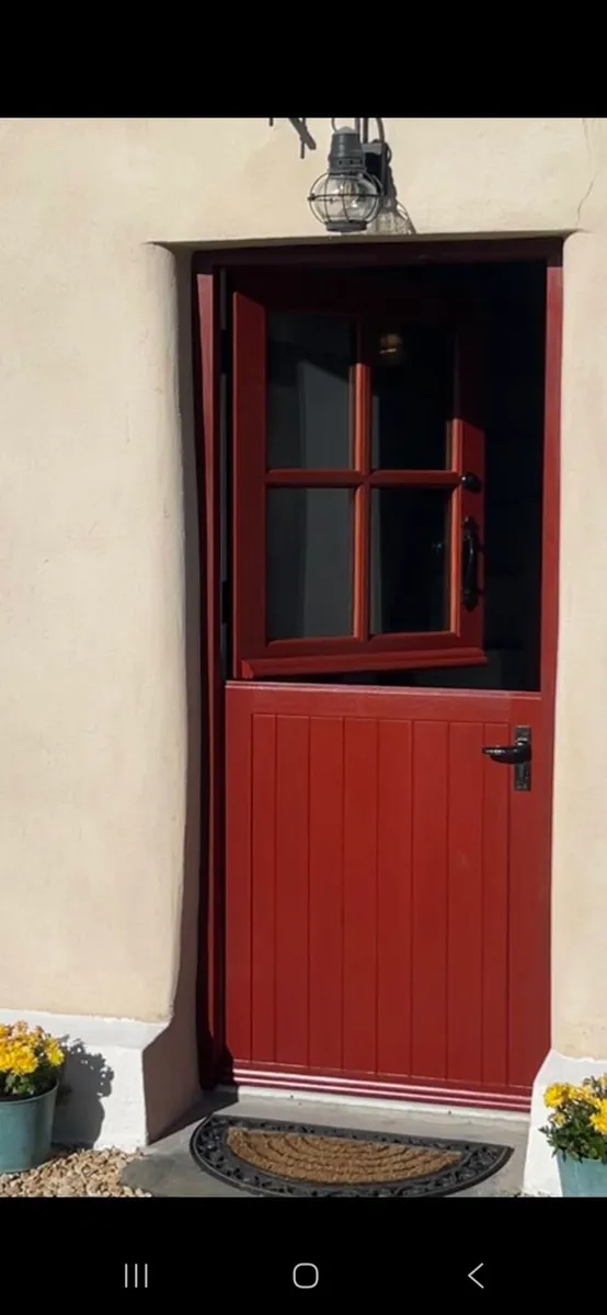 Irish Made Solid Hardwood Cottage Half Doors - Image 1