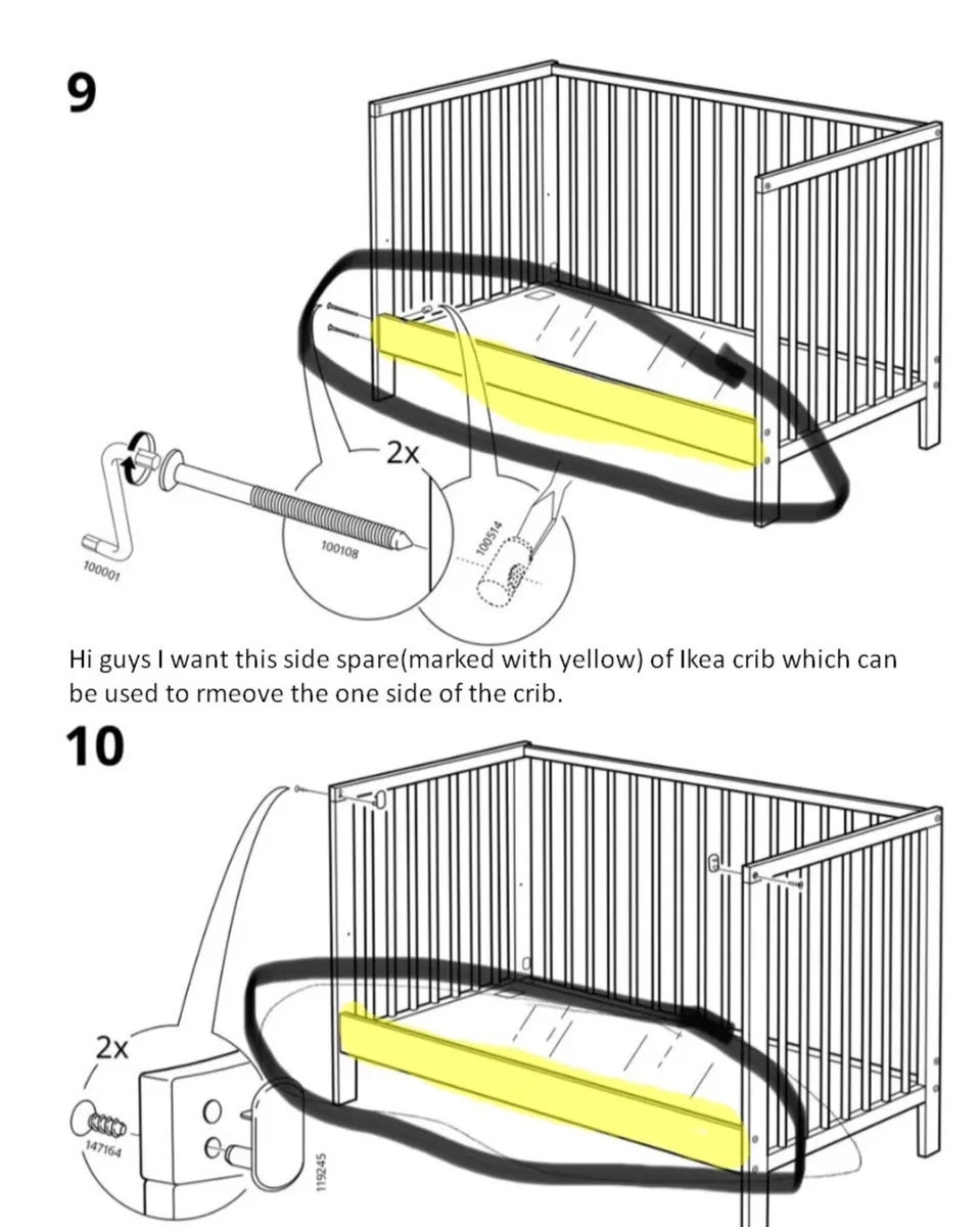 Ikea crib spare wanted - Image 2