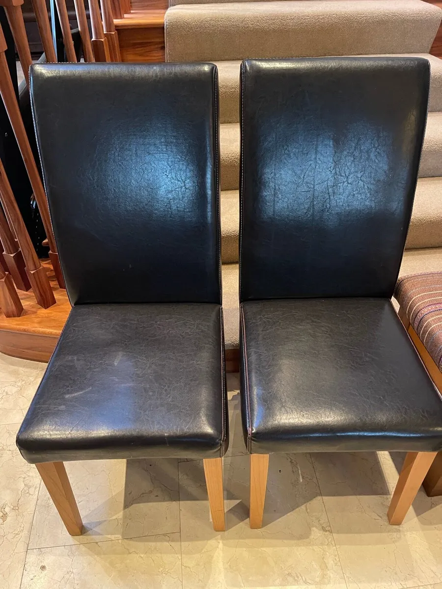 Various Single & Pairs Of Kitchen Dining Chairs - Image 1
