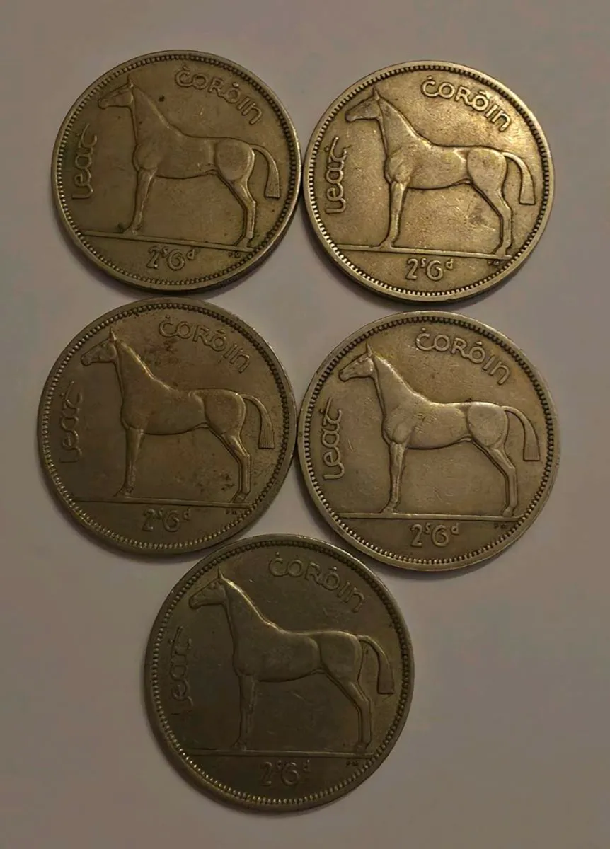 Irish half crowns - Image 1