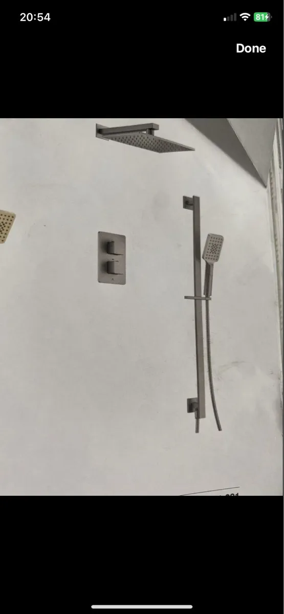 Consealed shower kit