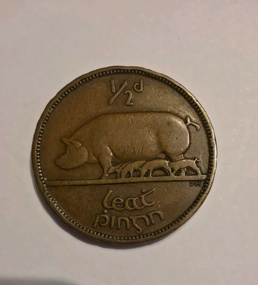 1935 irish half penny - Image 1