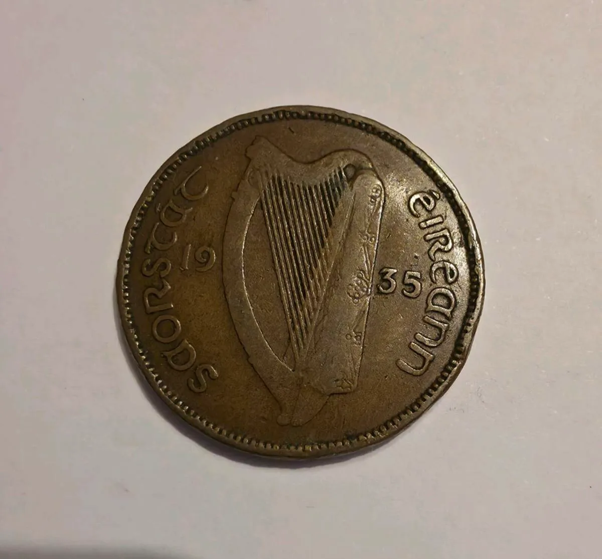1935 irish half penny - Image 2