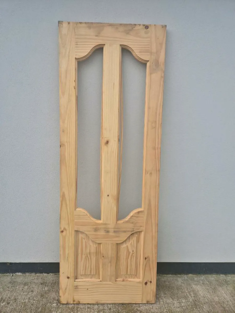 Solid Pine Unglazed Door ready for glass 78x28