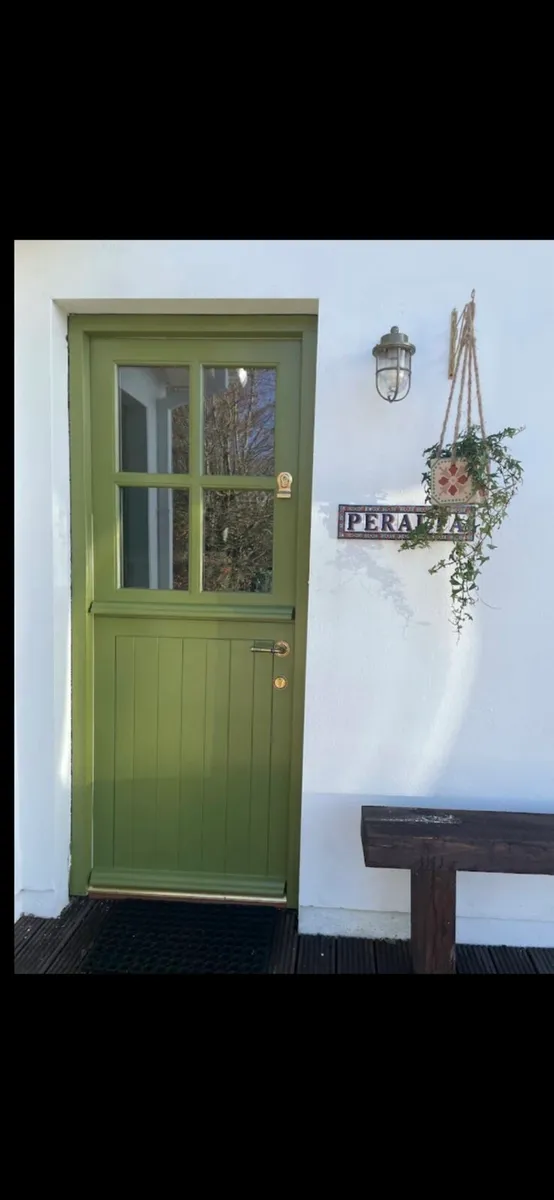 Irish Made Solid Hardwood Cottage Half Doors - Image 2