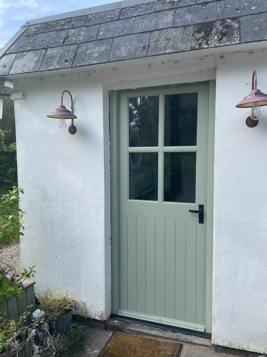 Irish Made Solid Hardwood Cottage Half Doors - Image 1