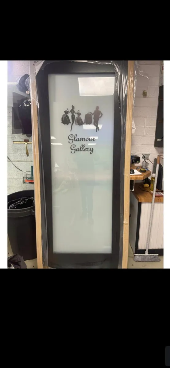 Seadec Black Frosted Glass Doors - Image 1