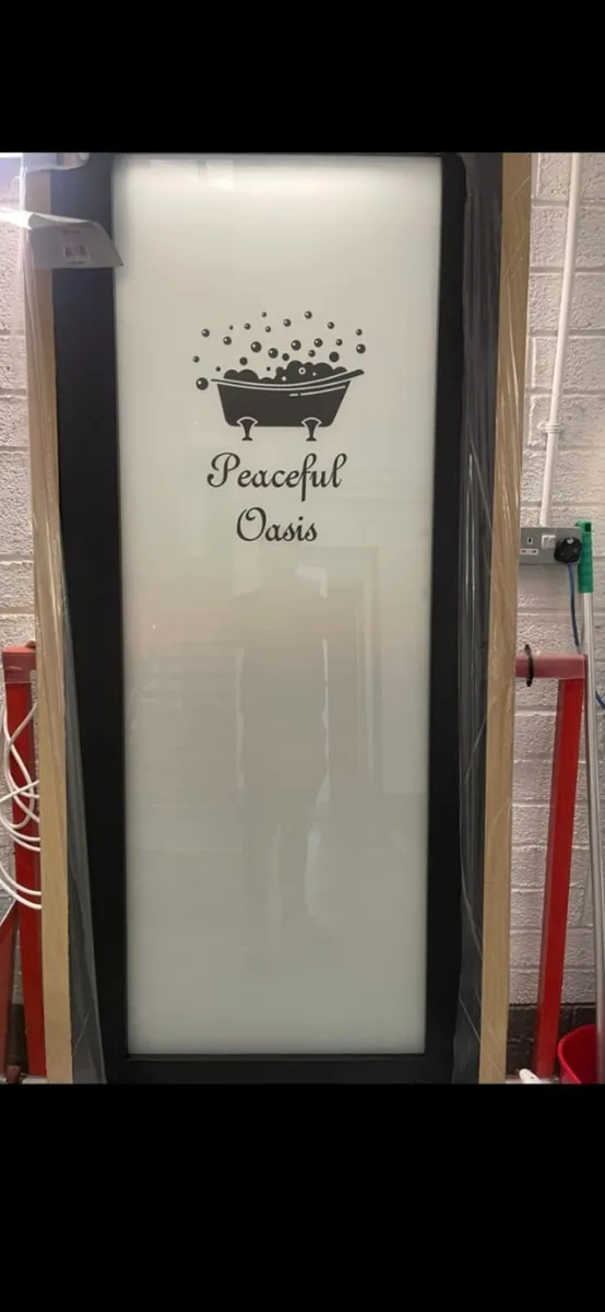 Seadec Black Frosted Glass Doors - Image 2