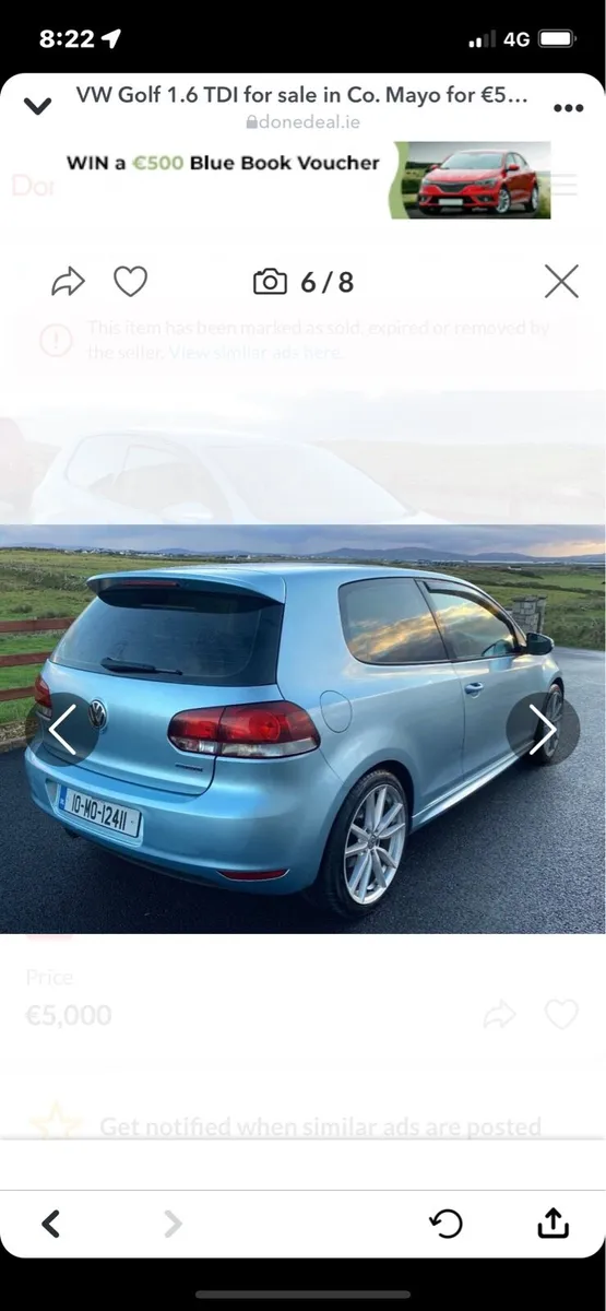 2010 MK6 Golf tdi. Bluemotion - Image 4