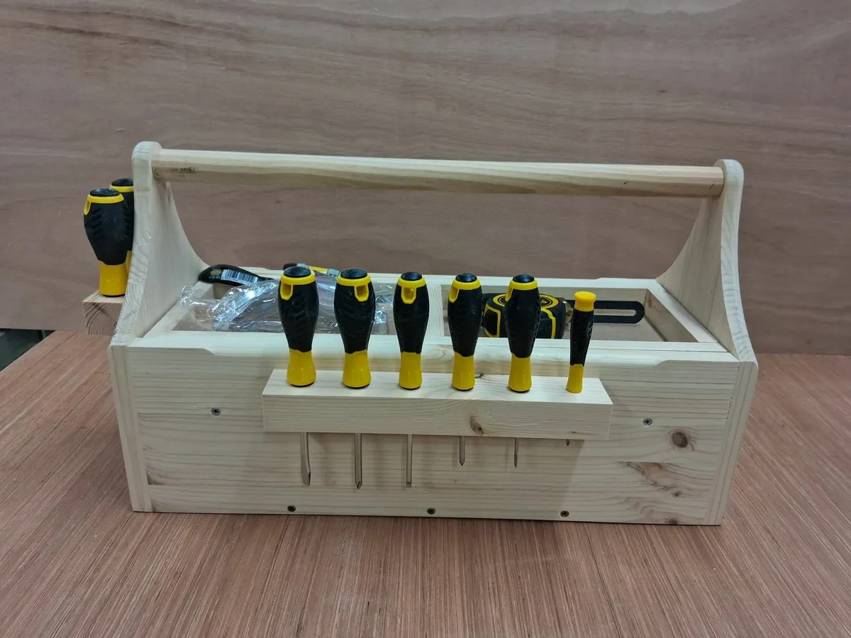 Carpentry tools and tool box. - Image 2