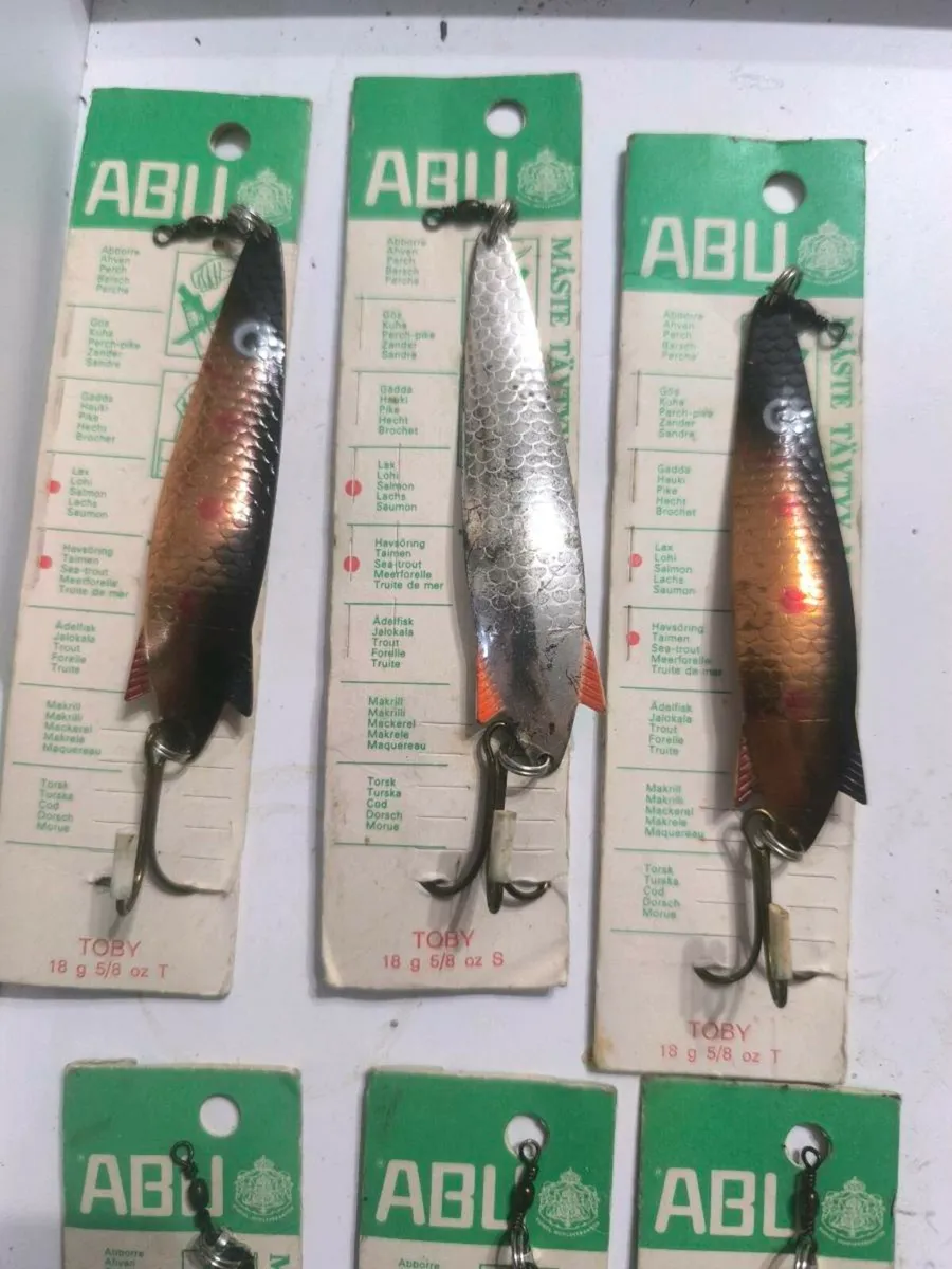 New old stock 18g Toby's & Landa lukki,pikko lures - Image 2