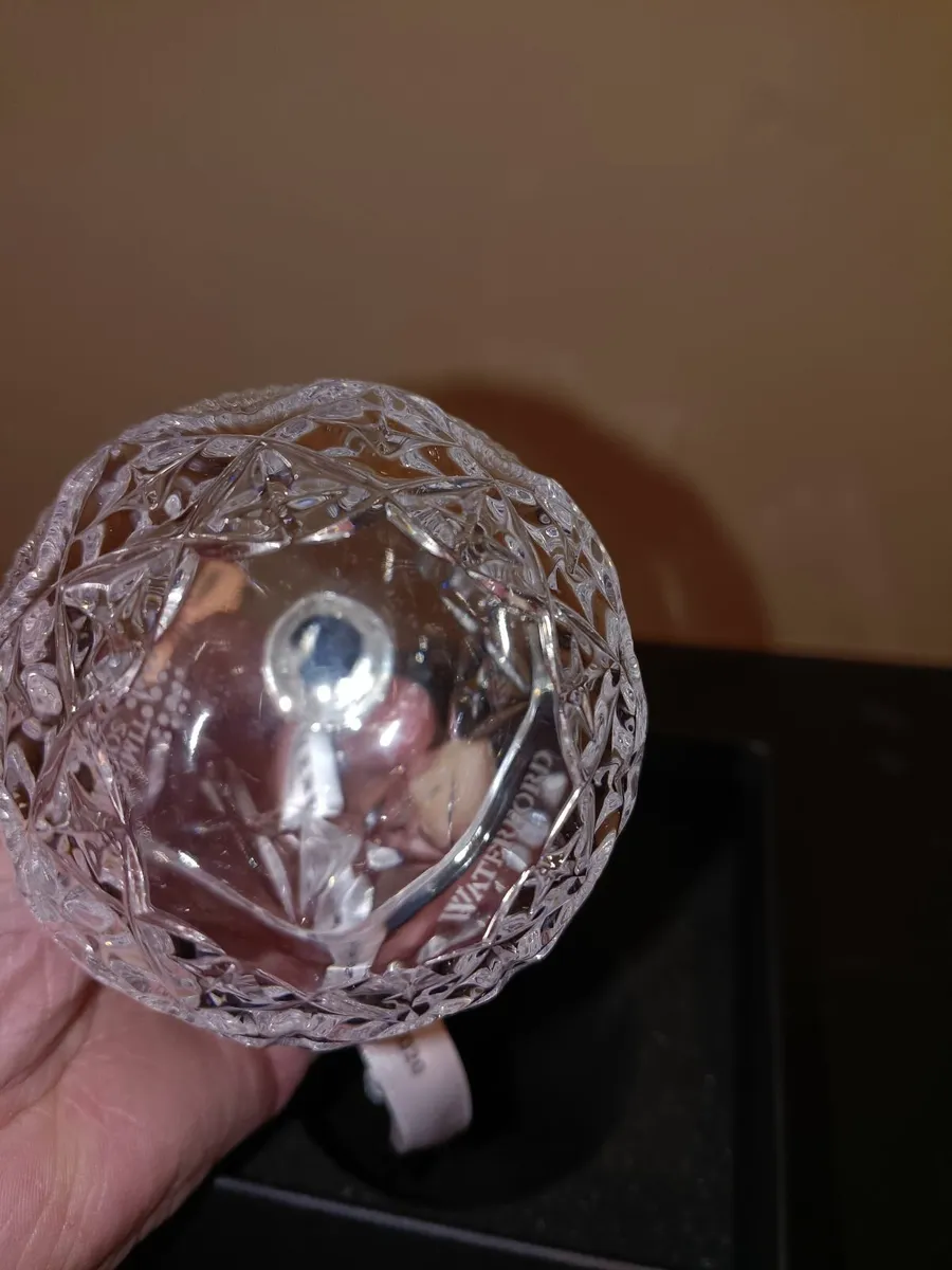 Waterford  Crystal Christmas Ball Decoration - Image 1