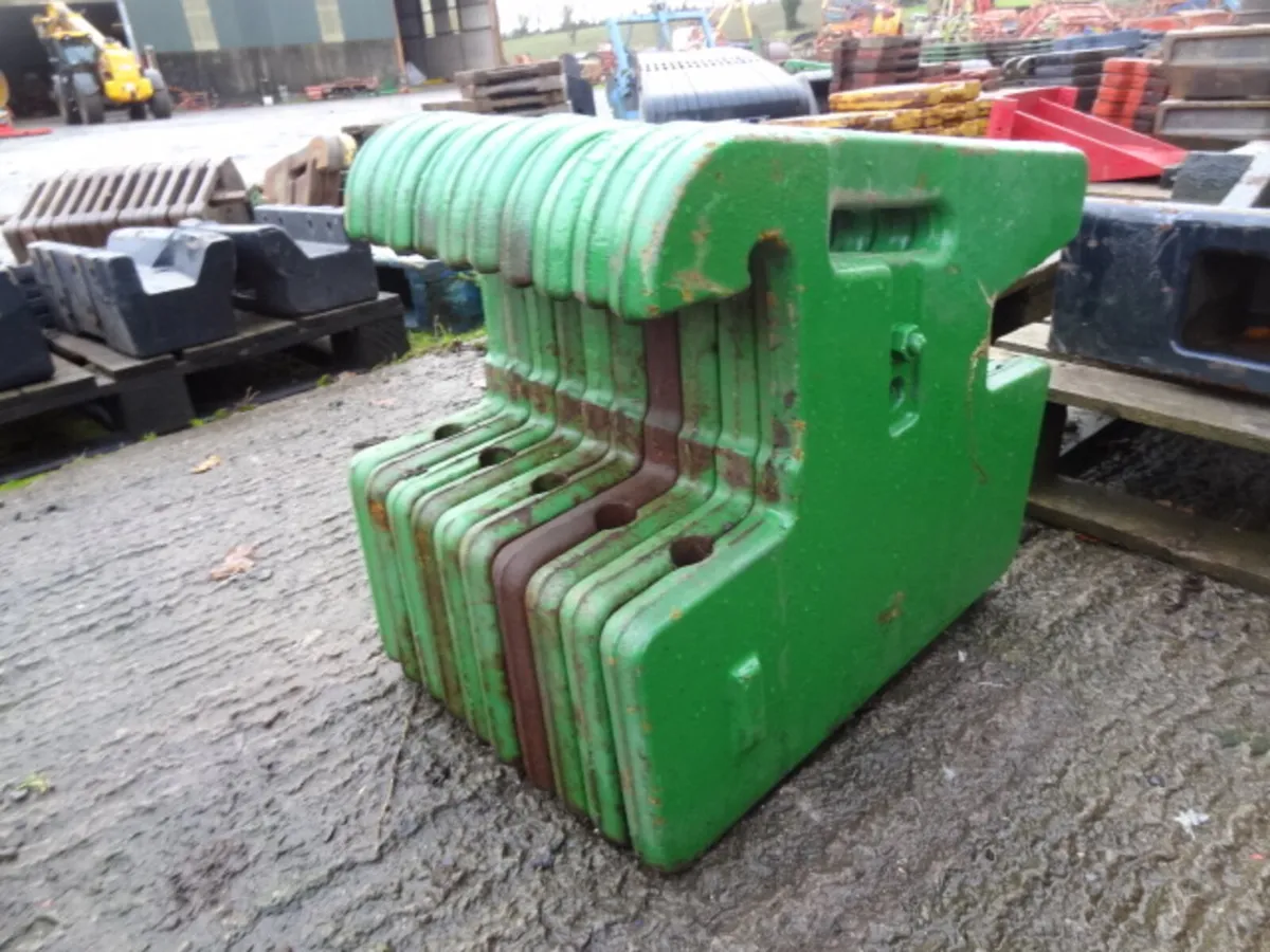 John Deere 50kg Front Tractor Weights - Image 3