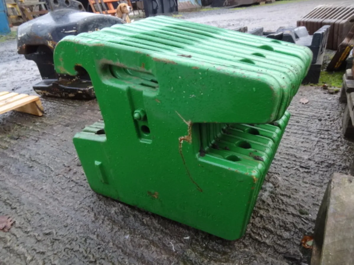 John Deere 50kg Front Tractor Weights - Image 4