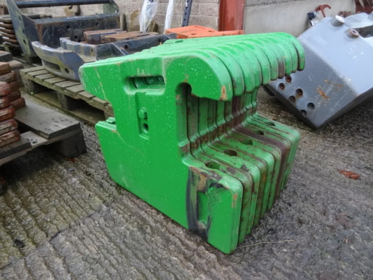 John Deere 50kg Front Tractor Weights - Image 2