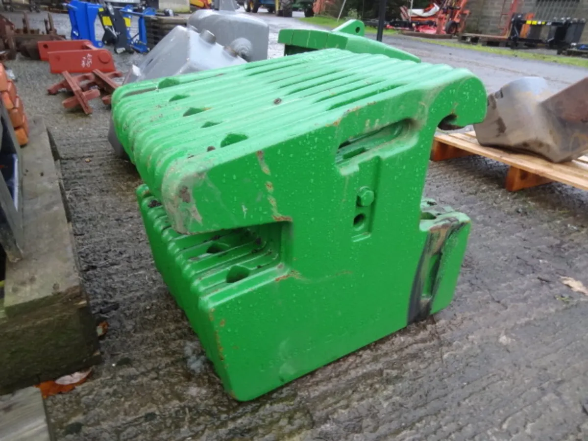 John Deere 50kg Front Tractor Weights - Image 1