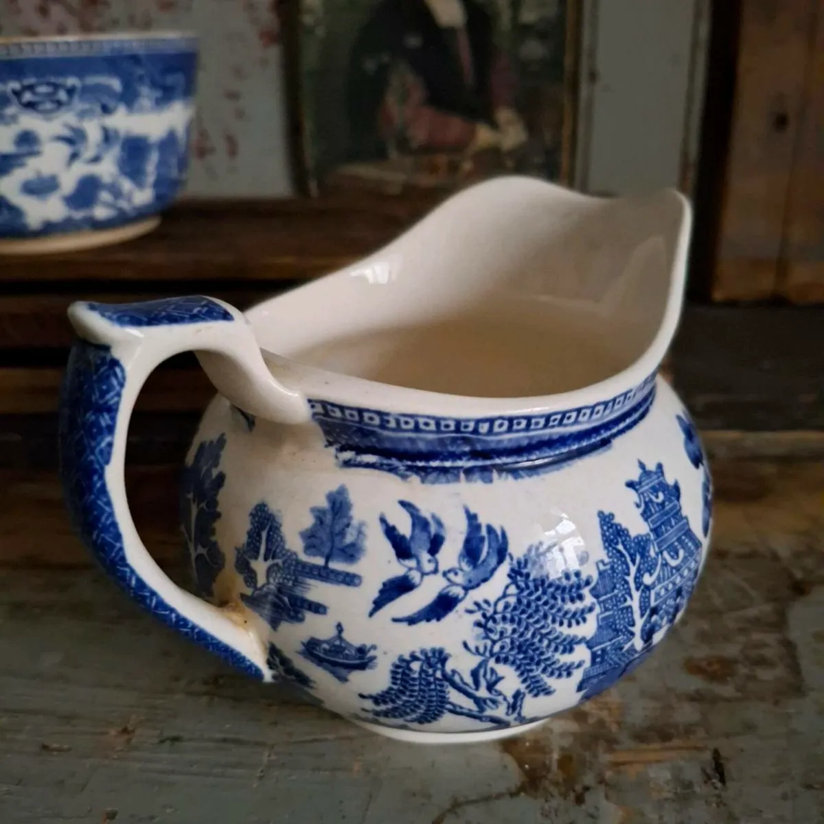 Arklow Willow Creamer & Bowl - Image 2