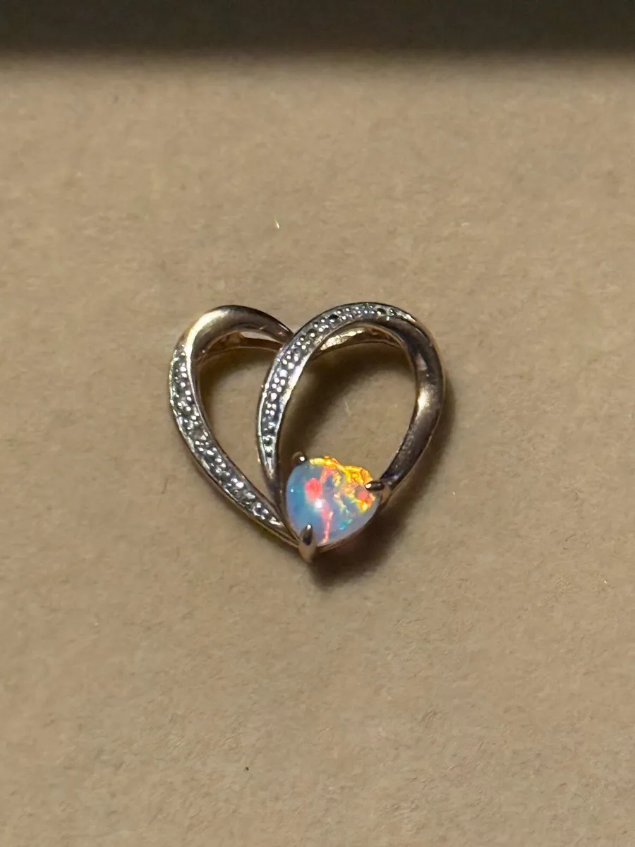 Heart pendant 14K Gold plated - Image 1