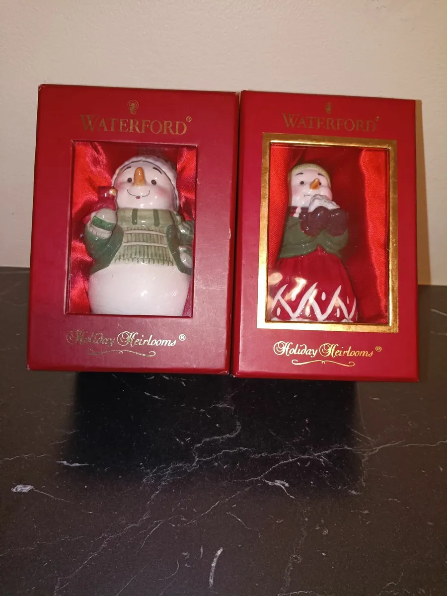 Waterford Crystal  China Xmas Bell Decorations - Image 1