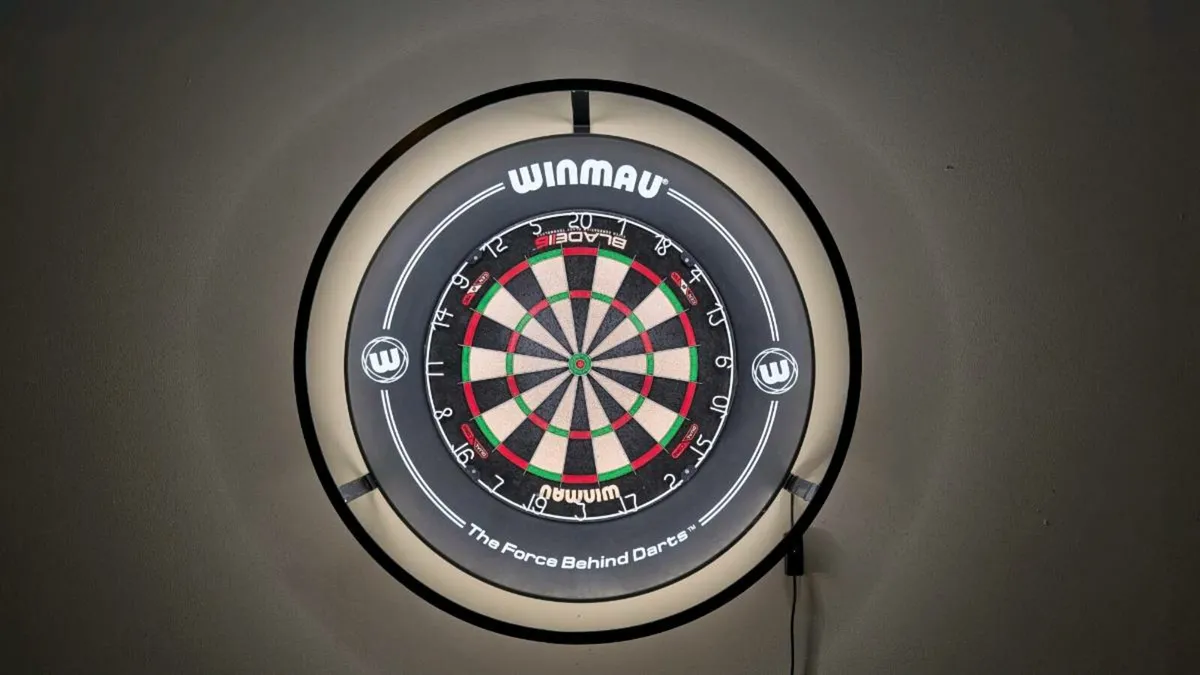Winmau darts board. - Image 1