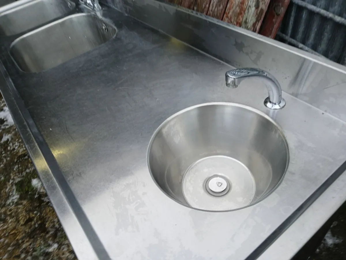 Staneless steel cabbinet sink unit complete - Image 1