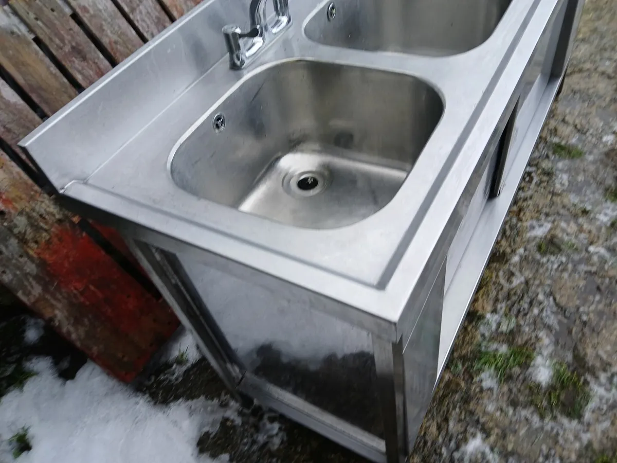 Staneless steel cabbinet sink unit complete - Image 4