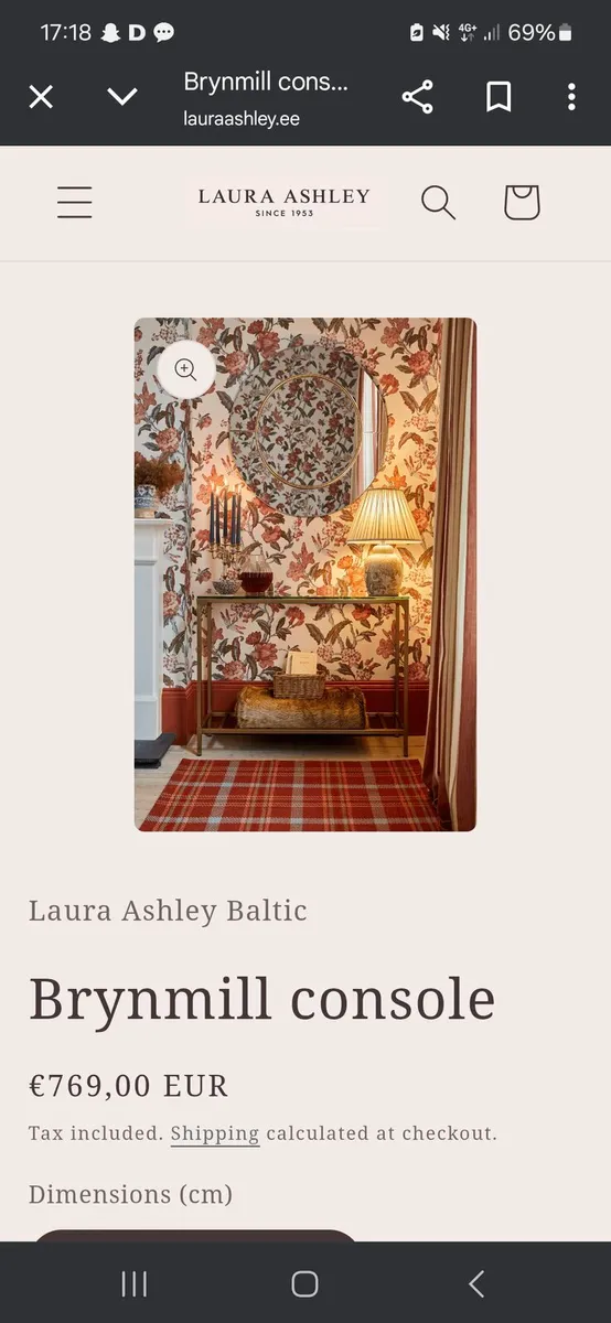 Laura Ashley Brynmill Console Table - Image 4