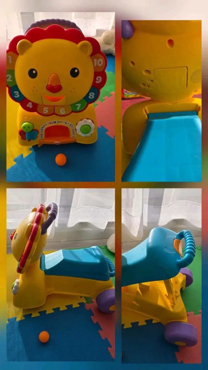 Pushing lion - Image 1