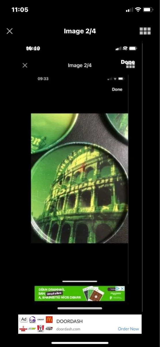 Heineken Metal Coasters (4) - Image 2