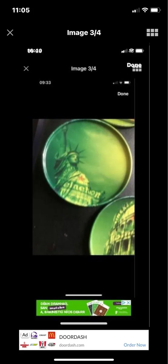 Heineken Metal Coasters (4) - Image 3