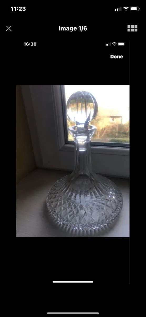Waterford Crystal Tramore Ships Decanter - Image 1