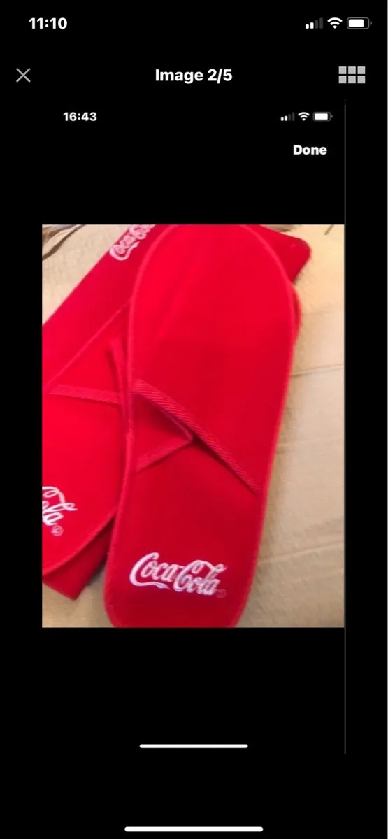 Coca Cola Bedroom Slippers - Image 2