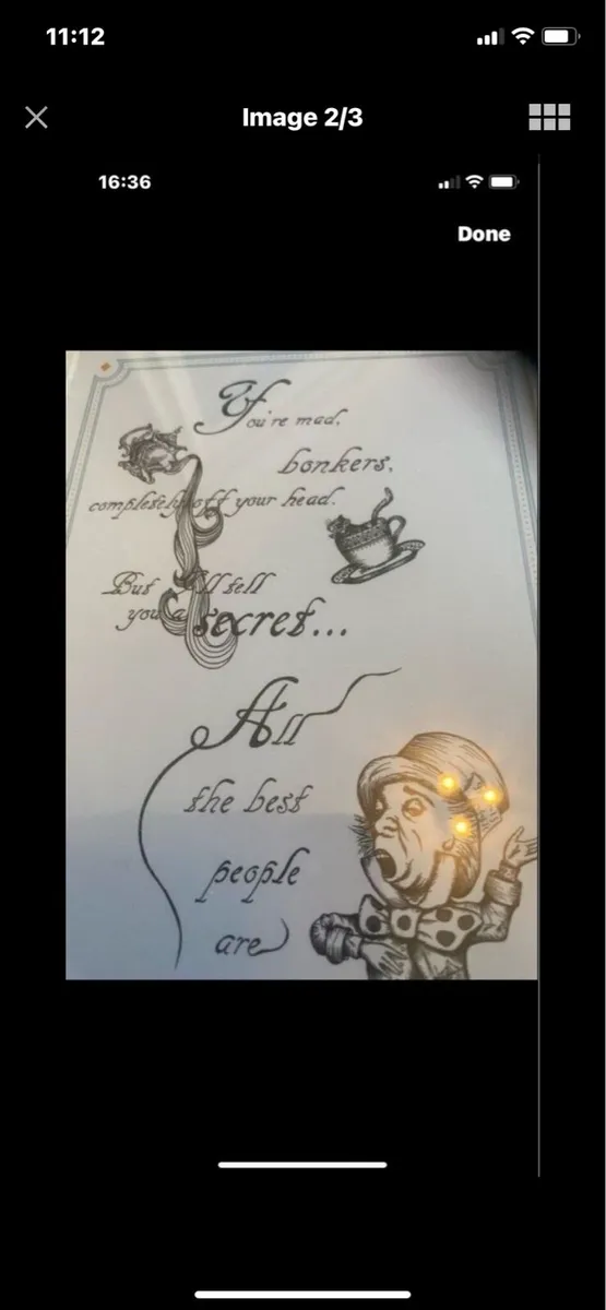 Framed Alice in Wonderland Print - Image 2