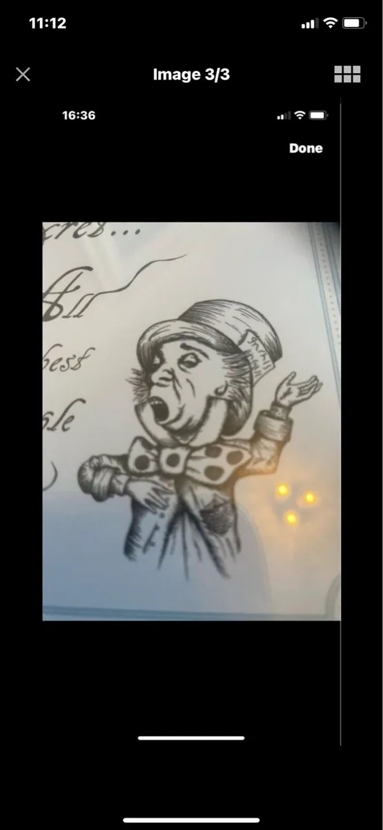 Framed Alice in Wonderland Print - Image 3